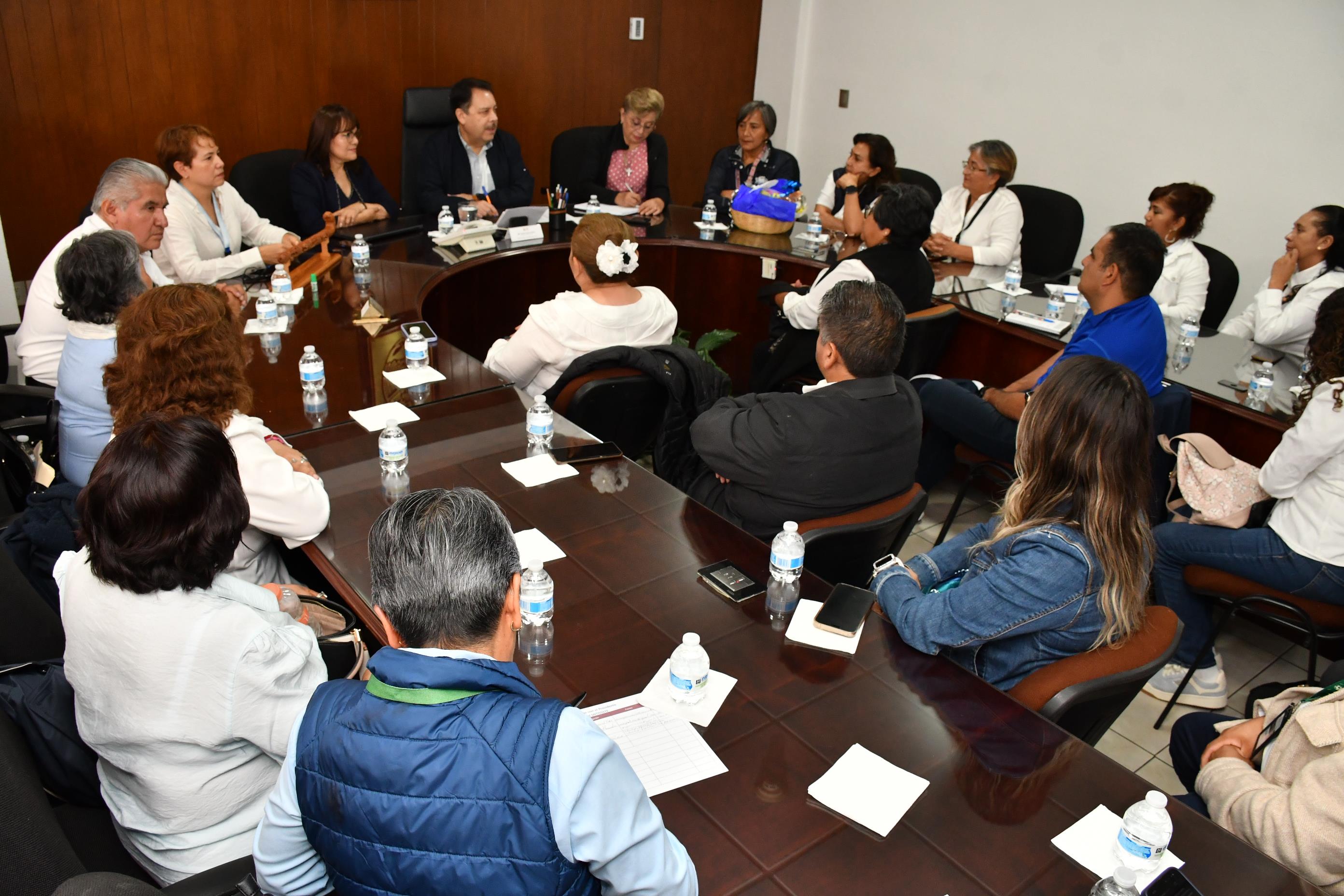 Audiencia con compañeros del estado de Tlaxcala